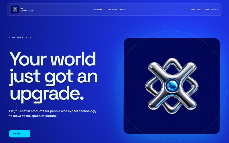 Chrome Club website preview